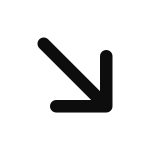 Arrow Right Down SVG Icon